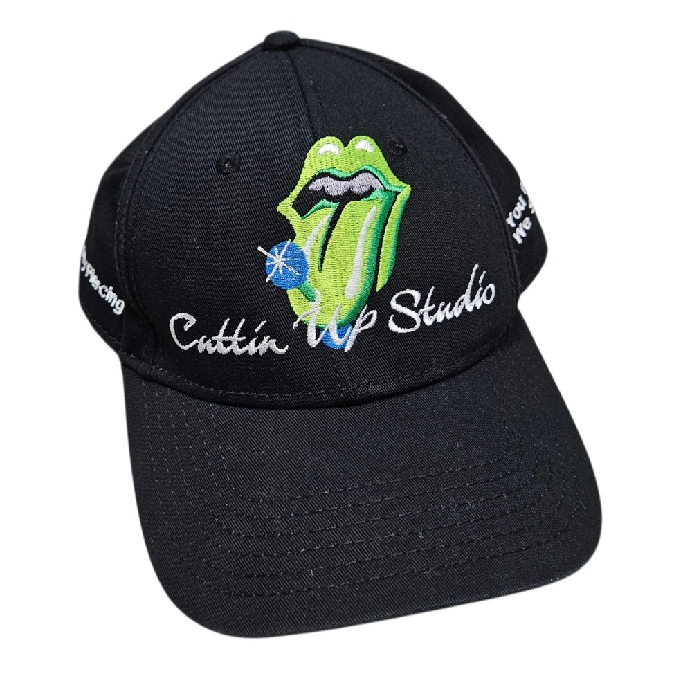 Cuttin' Up Studio Embroidery Tongue Hat Body Piercing You Pick It We Stick‎ It